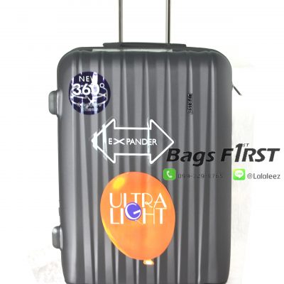 กระเป๋าเดินทางรหัส 1155 สีเทาเข้ม 28 นิ้ว