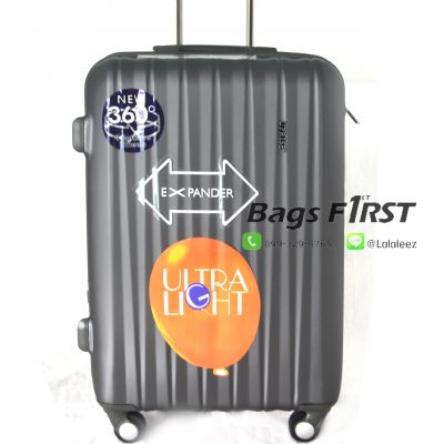 กระเป๋าเดินทางรหัส 1155 สีเทาเข้ม 20 นิ้ว