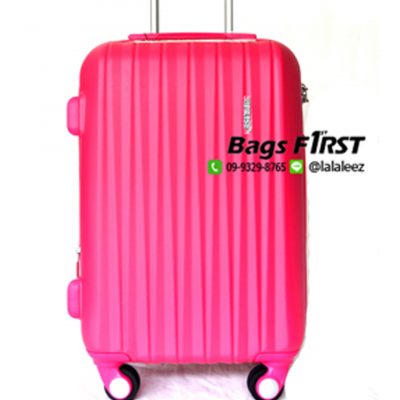กระเป๋าเดินทางรหัส 1155 สีชมพู 20 นิ้ว
